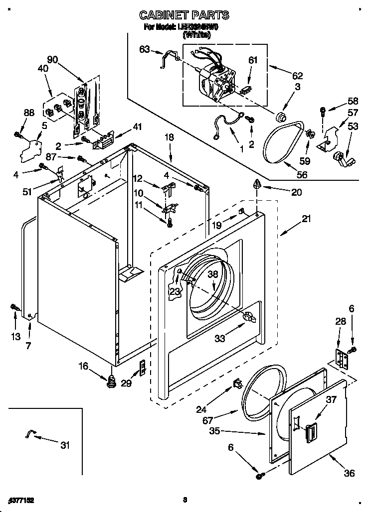 Whirlpool LER3624BW0 null diagram