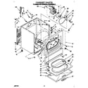 KitchenAid KGYE670BWH0 cabinet diagram