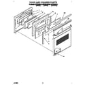 KitchenAid KDDT207BAL0 door and drawer diagram