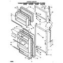 Whirlpool ET14HJXBN01 door diagram