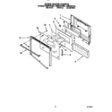 KitchenAid KEMS378YWH0 oven door diagram