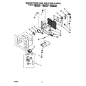 KitchenAid KEMS378YWH0 magnetron and air flow diagram