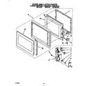 KitchenAid KEMS378YWH0 door and latch diagram