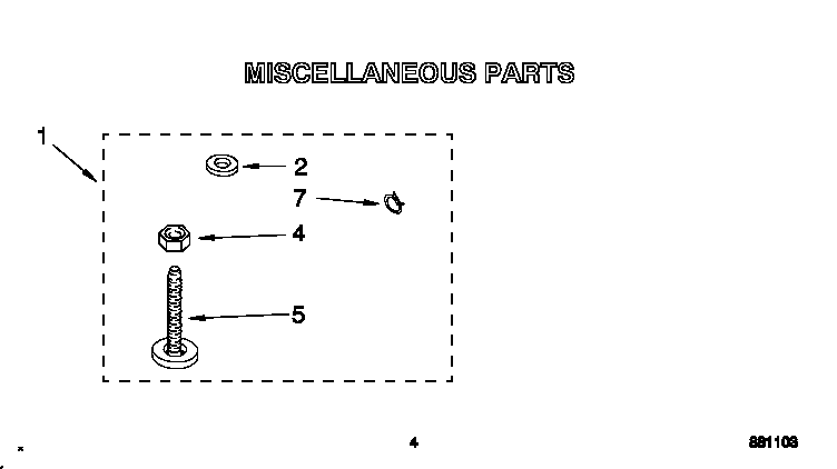 Whirlpool LST7233AQ0 miscellaneous diagram