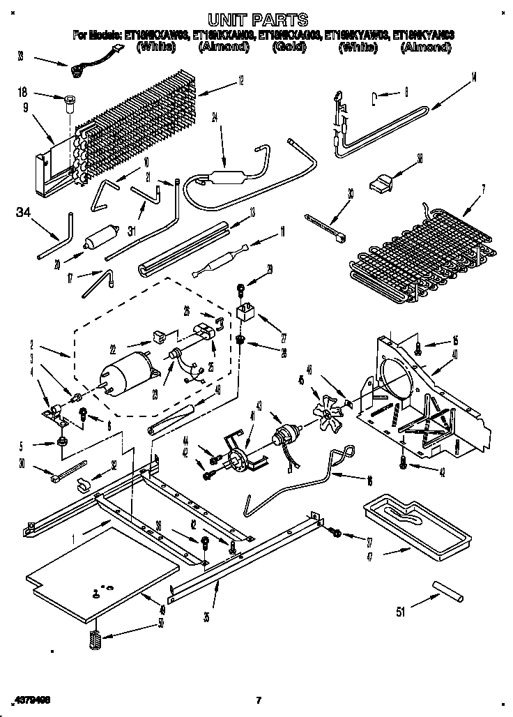 Whirlpool ET18NKXAN03 unit diagram
