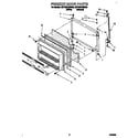 Whirlpool 3ET18ZKXBN00 freezer door diagram