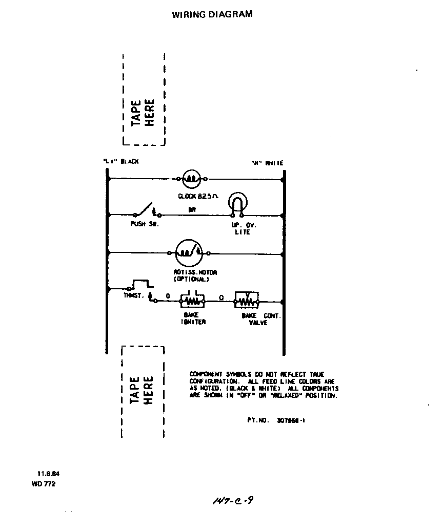 Roper 1053B2A wiring diagram diagram