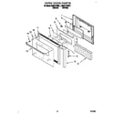 KitchenAid KEBI141BWH1 oven door diagram