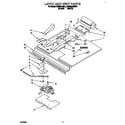KitchenAid KEBI241BBL1 latch and vent diagram