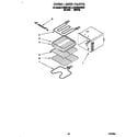 KitchenAid KEBI241BBL1 oven liner diagram