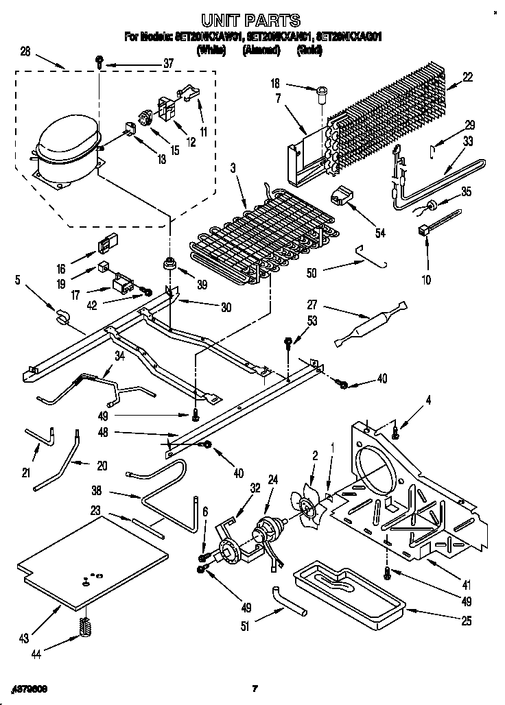 Whirlpool 8ET20NKXAN01 unit diagram