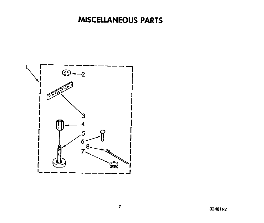 Whirlpool LA4800XSW0 miscellaneous diagram