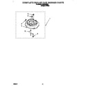 Whirlpool SC8630EBQ2 complete sealed gas burner diagram