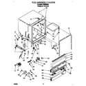 Whirlpool DU8960XB1 tub assembly diagram