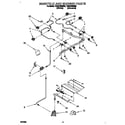 Whirlpool TGR61W2BW0 manifold and burner diagram