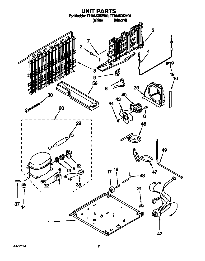 Estate TT18AKXDW00 unit diagram
