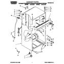 Roper RT14VKYBL00 cabinet diagram