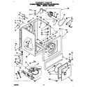 Whirlpool CG2951XYW1 cabinet diagram