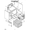 KitchenAid KERI500YWH1 oven chassis diagram