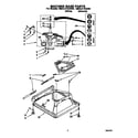 Whirlpool 6MAL5143AW0 machine base diagram