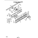 Whirlpool RS670PXV0 control panel diagram