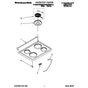 KitchenAid KERI500YAL2 cooktop diagram