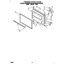 Whirlpool 8ET18ZKXDW00 freezer door diagram