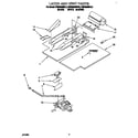 KitchenAid KEBS208BAL2 latch and vent diagram