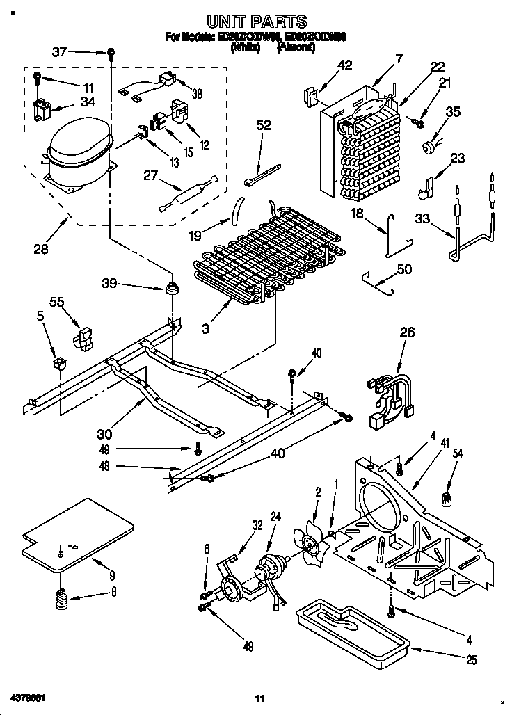 Whirlpool ED20ZKXDW00 unit diagram