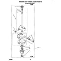 KitchenAid KAWE770BWH1 brake and drive tube diagram