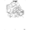 Whirlpool RF350BXDW0 oven diagram