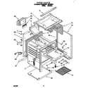 Roper FGP335BW2 oven diagram
