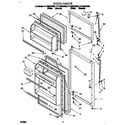 Whirlpool ET14JMYDN00 door diagram