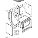 Whirlpool SF330PEWW2 external oven diagram