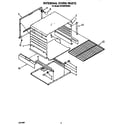 Whirlpool SF330PEWW2 internal oven diagram