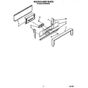 Whirlpool SF330PEWW2 backguard diagram