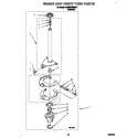 KitchenAid KAWE578BAL1 brake and drive tube diagram