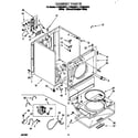 Whirlpool LEV6634BQ1 cabinet diagram