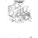 Roper FEP310BW1 internal oven diagram