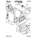 Whirlpool LER5638AN3 cabinet diagram