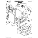 Whirlpool LER7858AW2 cabinet diagram