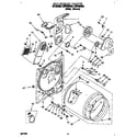 Whirlpool LER7858AW2 bulkhead diagram