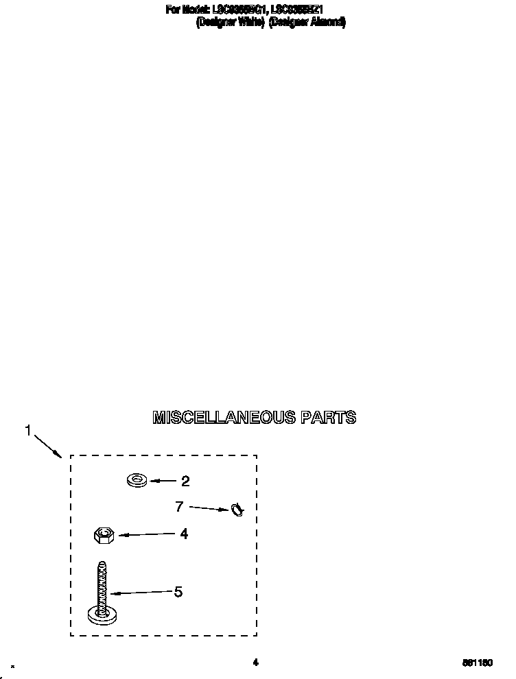 Whirlpool LSC9355BZ1 miscellaneous diagram
