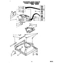 Whirlpool LSC9355BW1 machine base diagram