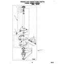 Whirlpool LSC9355BW1 brake and drive tube diagram