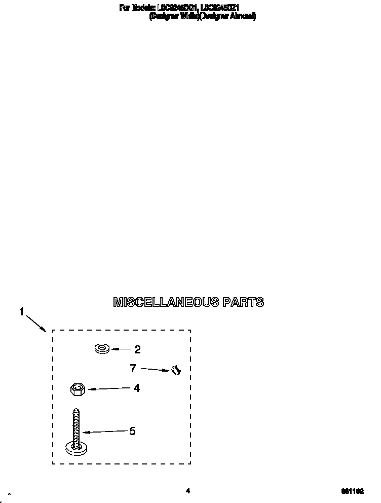 Whirlpool LSC9245BZ1 miscellaneous diagram