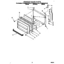 KitchenAid KTRS25QAWH00 freezer door diagram