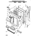 KitchenAid KTRS25QAWH00 refrigerator door diagram