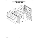 KitchenAid KEBS278BWH2 oven door diagram