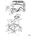Whirlpool 8LSP8245AN1 machine base diagram